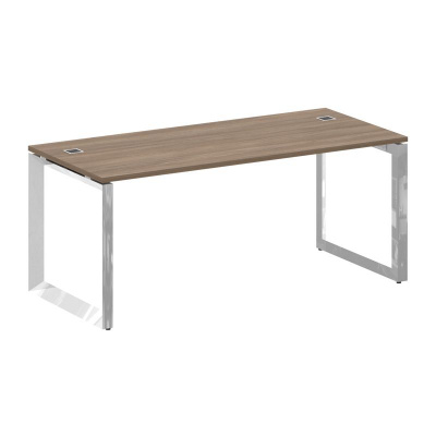 Onix Direct Lux Стол руководителя О-обр. м/к M-O.MO-SRR-5.8 Дуб Аризона/Нержавеющая Сталь/Хром 1780*800*750