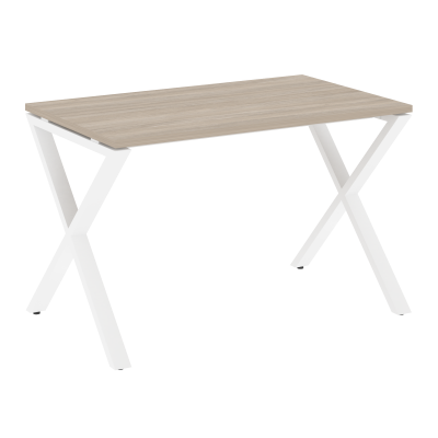 Loft Стол рабочий VR.L-SRX-2.7 Дуб Аттик/Металл Белый 1180*720*750