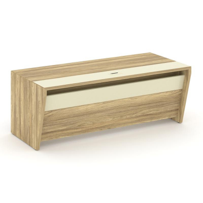 Corner Стол руководителя прямой COR.SR-20 Гикори Песочный/Ваниль 2000*900*750 Corner Стол руководителя прямой COR.SR-20 Гикори Песочный/Ваниль 2000*900*750