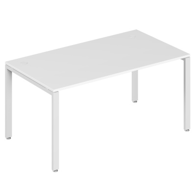 Trend TDM32212344 Стол письменный на металлоопорах 1600x720x750 Белый