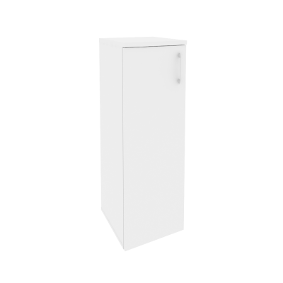 Onix Шкаф средний узкий левый O.SU-2.3 (L) Белый Бриллиант 400*420*1207