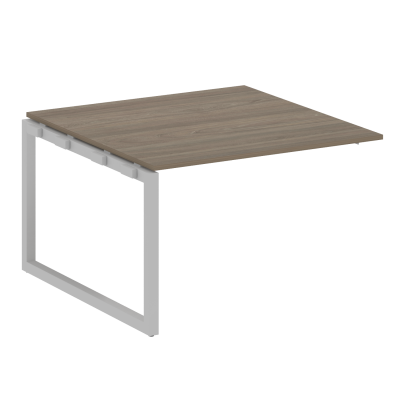 Metal System Quattro Проходной элемент перег. стола на О-образном м/к 50БО.ППРГ-2 Вяз Благородный/Металл Серый 1200*1235*750