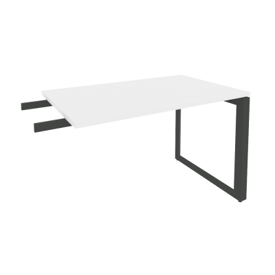 Onix Direct Брифинг-приставка на О-образном м/к O.MO-BR-11 Белый Бриллиант/Металл Антрацит 1180*720*750