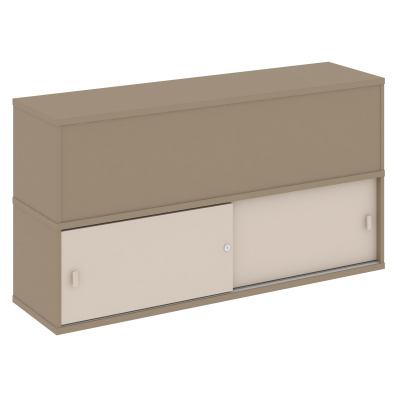 Estetica Надставка на 2 тумбы высокая ES.NV-3.1 Латте/Капучино 1500*410*795