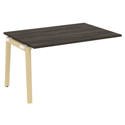 Onix Wood Прох. наб. эл. переговорного стола OW.NPRG-3 Дуб Мали/Дуб Светлый/Металл Белый 1380*980*750