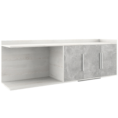 B-tone BTN36120031 Тумба большая 1830x450x640 сосна бетон светлый