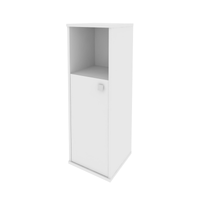 Style Шкаф средний узкий левый Л.СУ-2.1 (L) Белый 412*410*1215