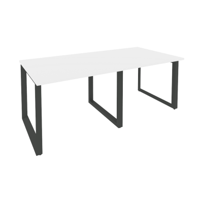 Onix Стол переговорный O.MO-PRG-2.1 Белый Бриллиант/Металл Антрацит 1960*980*750