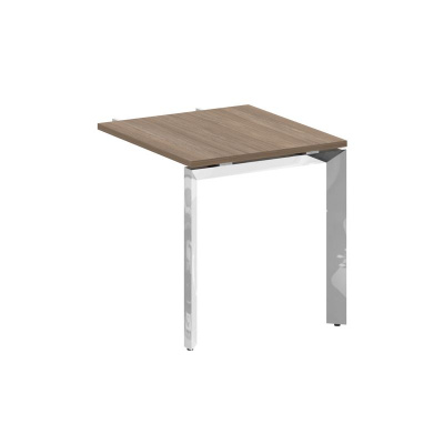 Onix Direct Lux Брифинг-приставка П-обр. м/к M-O.MP-BR-7 Дуб Аризона/Нержавеющая Сталь/Хром 780*720*750