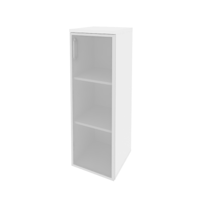 Onix Шкаф средний узкий правый O.SU-2.4 R (R) Белый Бриллиант 400*420*1207