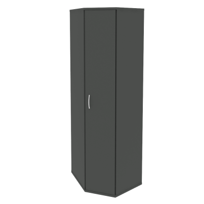 Riva Угловой гардероб с дверью А.ГБ-3 Антрацит 600*600*1980