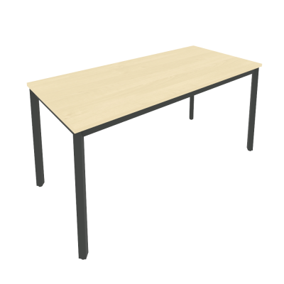 Slim Стол письменный на металлокаркасе С.СП-6 Клен/Металл Антрацит 1580*720*750