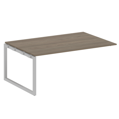 Metal System Quattro Проходной элемент перег. стола на О-образном м/к 50БО.ППРГ-5 Вяз Благородный/Металл Серый 1800*1235*750