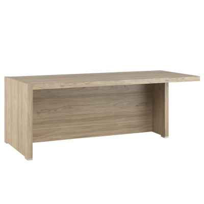 Solid SOL29710705 Стол письменный с асимметричными опорами, правый 2000x880x750 Вяз