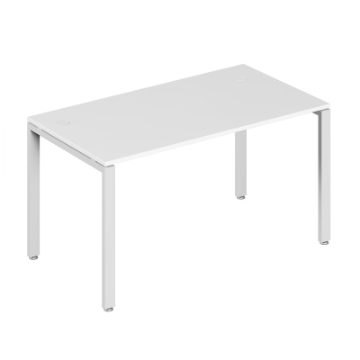 Trend Metal TDM32230144 Стол письменный на металлоопорах 1400x600x750 Белый