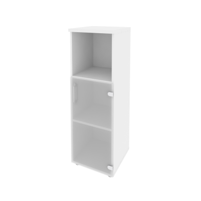 Onix Шкаф средний узкий правый O.SU-2.2 (R) Белый Бриллиант 400*420*1207