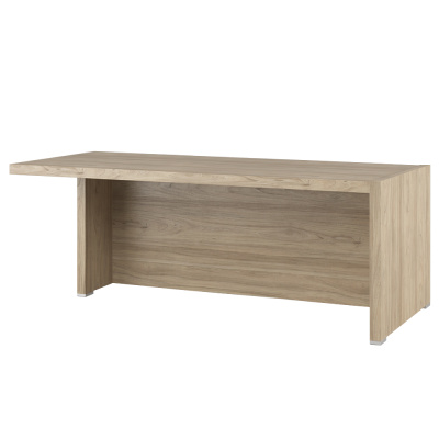 Solid SOL29710805 Стол письменный с асимметричными опорами, левый 2000x880x750 Вяз