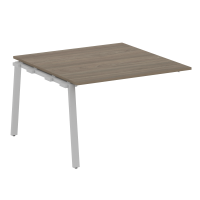 Metal System Проходной элемент перег. стола на А-образном м/к БА.ППРГ-2 Вяз Благородный/Металл Серый 1200*1235*750