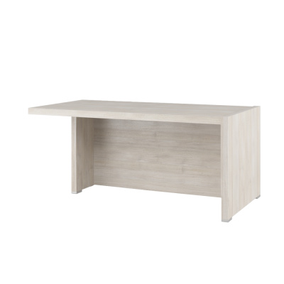 Solid SOL29710402 Стол письменный с асимметричными опорами, левый 1600x880x750 дуб шамони светлый