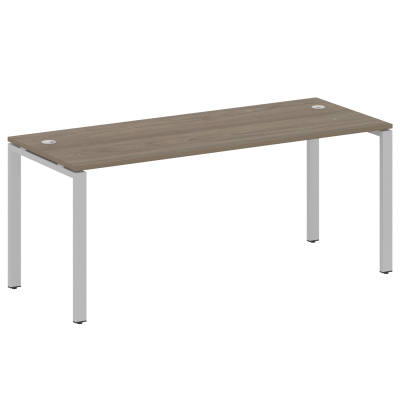 Metal System Стол письменный на П-образном м/к БП.СП-5 Вяз Благородный/Металл Серый 1800*720*750