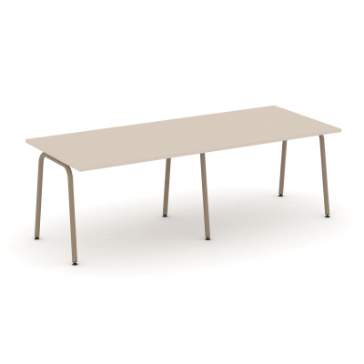 Estetica Стол переговорный ES.PRG-2.2-K Капучино/Металл Латте 2360*980*750