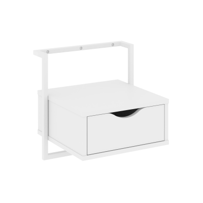 Loft Тумба навесная (крепление к стене) VR.L-SY1 Белый Бриллиант/Металл Белый 450*409*450