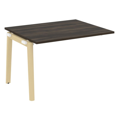 Onix Wood Прох. наб. эл. переговорного стола OW.NPRG-2 Дуб Мали/Дуб Светлый/Металл Белый 1180*980*750