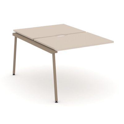 Estetica Двойной наборный элемент рабочей станциии ES.2.NRS-1-VK Капучино/Металл Латте 980*1500*750