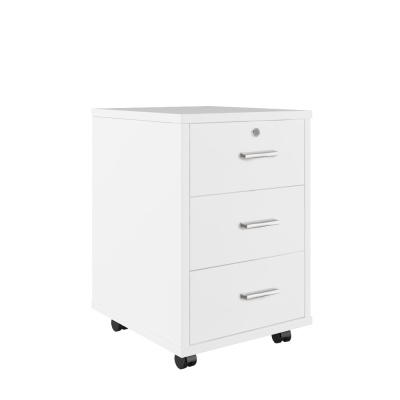 Trend TRD29630304 Тумба подкатная 3 ящика 420x470x620 Белый