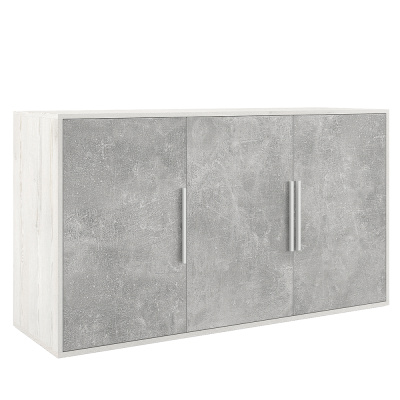 B-tone BTN36140331 Креденция 3 двери 1386x450x780 сосна бетон светлый