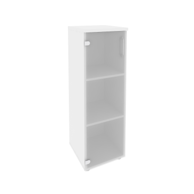 Onix Шкаф средний узкий левый O.SU-2.4 (L) Белый Бриллиант 400*420*1207