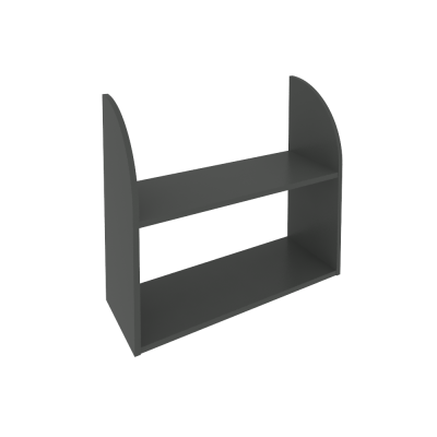 Riva Полка навесная А.ПНС-1 Антрацит 770*280*683