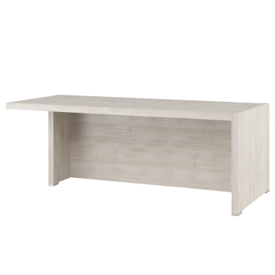 Solid SOL29710802 Стол письменный с асимметричными опорами, левый 2000x880x750 дуб шамони светлый