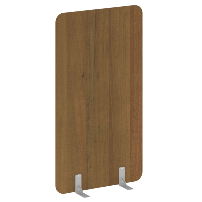 R-line Перегородки на металлических опорах на фетровых подпятниках DP.F-100-180 Орех Гварнери/Металл Серый 1000*18*1800