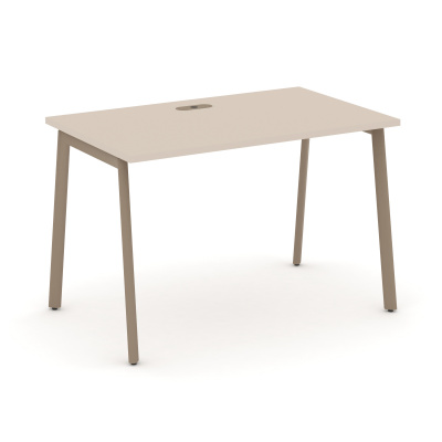 Estetica Стол рабочий ES.SP-2-LP Капучино/Металл Латте 1180*730*750