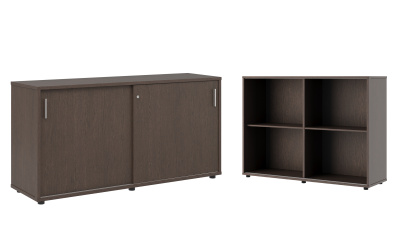 Trend TRD29634901 Тумба с раздвижными фасадами 1470x430x750 тёмный дуб