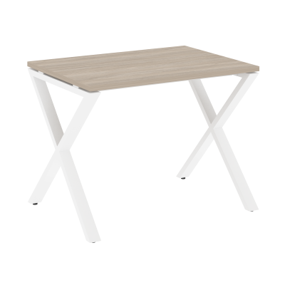 Loft Стол рабочий VR.L-SRX-1.7 Дуб Аттик/Металл Белый 980*720*750