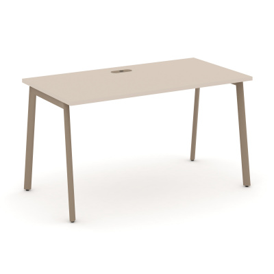Estetica Стол рабочий ES.SP-3-LP Капучино/Металл Латте 1380*730*750