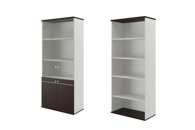 Zoom ZOM27550001 Шкаф для бумаг 900x450x2070 венге