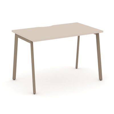 Estetica Стол письменный ES.SP-2-VP Капучино/Металл Латте 1180*730*750