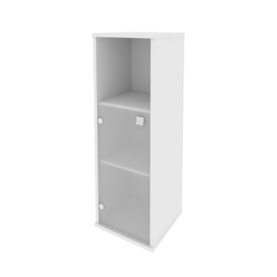 Style Шкаф средний узкий левый Л.СУ-2.2 (L) Белый 412*410*1215