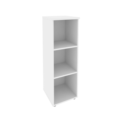 Onix Стеллаж средний узкий O.SU-2 Белый Бриллиант 400*420*1207