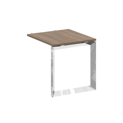 Onix Direct Lux Брифинг-приставка О-обр. м/к M-O.MO-BR-7 Дуб Аризона/Нержавеющая Сталь/Хром 780*720*750