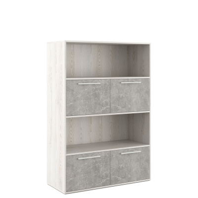 B-tone BTN36154231 Шкаф высокий с горизонтальной нишей 1064x450x1511 Сосна Бетон Светлый