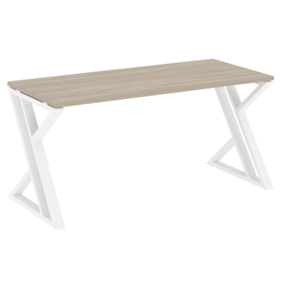 Loft Стол рабочий VR.L-SRZ-4.7 Дуб Аттик/Металл Белый 1580*720*750