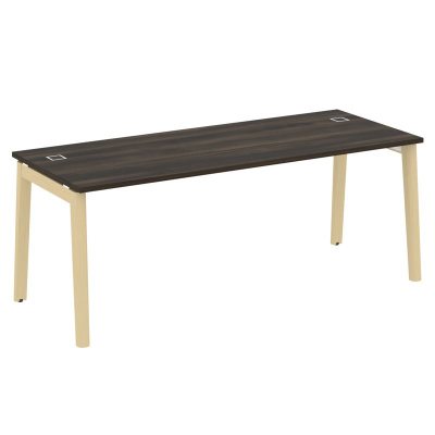 Onix Wood Direct Стол руководителя OW.SRR-6.8 Дуб Мали/Дуб Светлый/Металл Белый 1980*800*750 Onix Wood Direct Стол руководителя OW.SRR-6.8 Дуб Мали/Дуб Светлый/Металл Белый 1980*800*750
