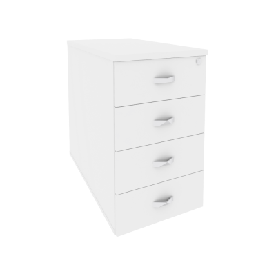 Onix Тумба приставная/опорная O.TPO-1.8 Белый Бриллиант 432*800*750