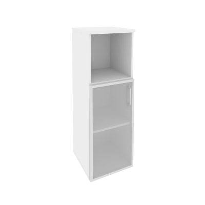 Onix Шкаф средний узкий левый O.SU-2.2 R (L) Белый Бриллиант 400*420*1207