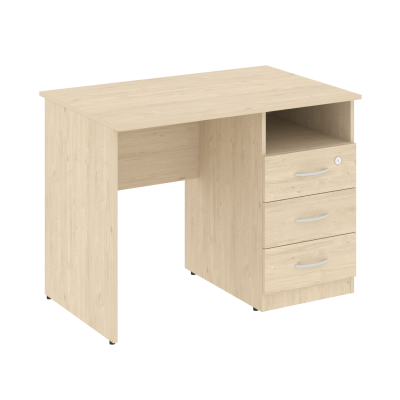 Nova S Стол письменный с тумбой правый В.СПТ-1 (R) Бук Артизан 1000*650*750