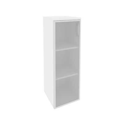 Onix Шкаф средний узкий левый O.SU-2.4 R (L) Белый Бриллиант 400*420*1207